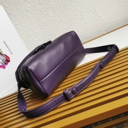 Prada Signaux Bag In Violet Padded Nappa Leather 265