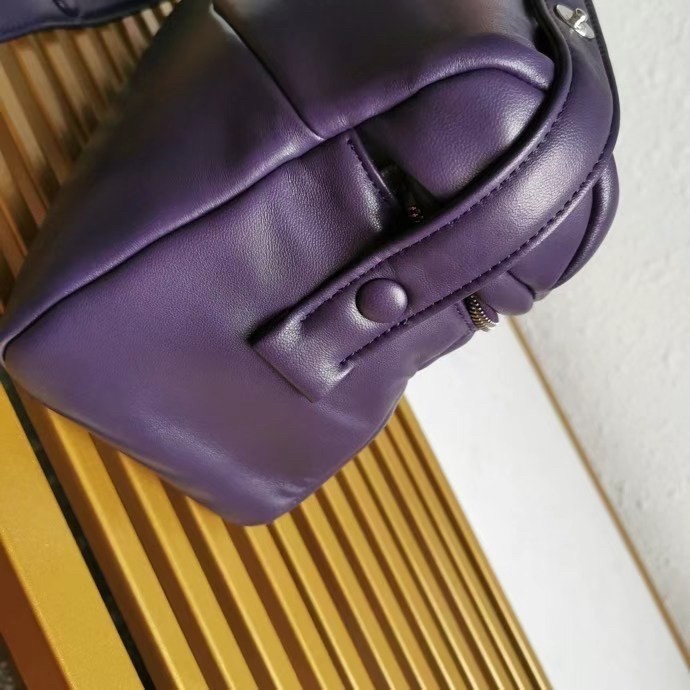 Prada Signaux Bag In Violet Padded Nappa Leather 265