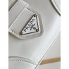 Prada Moon Bag in White Padded Nappa Leather 068