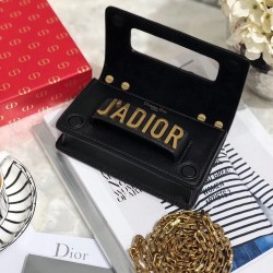 Dior Black Mini J'Adior Calfskin Flap Bag 999