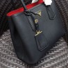 Prada Black Saffiano Double Small Bag 154