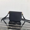 Prada Embleme Bag In Black Saffiano Leather  165