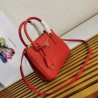 Prada Mini Galleria Bag In Red Saffiano Leather 203