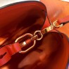 Prada Matinee Tote Bag In Orange Saffiano Leather 224