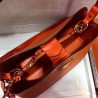 Prada Matinee Tote Bag In Orange Saffiano Leather 224