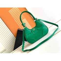 Prada Moon Bag in Green Padded Nappa Leather 211