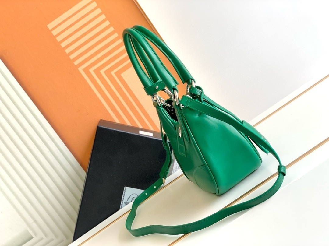 Prada Moon Bag in Green Padded Nappa Leather 211