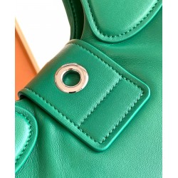 Prada Moon Bag in Green Padded Nappa Leather 211