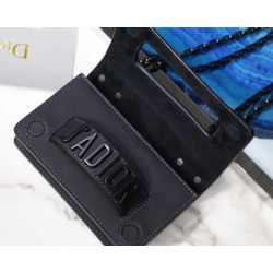 Dior Mini J'Adior Bag In Black Ultra Matte Calfskin 039