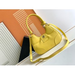 Prada Moon Bag in Yellow Padded Nappa Leather 400