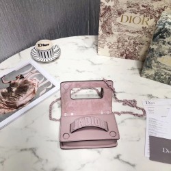 Dior Mini J'Adior Bag In Pink Ultra Matte Calfskin 638