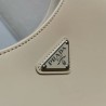 Prada Cleo Shoulder Large Bag In Beige Brushed Leather 293