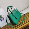 Prada Small Galleria Bag In Mango Saffiano Leather 947