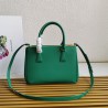 Prada Small Galleria Bag In Mango Saffiano Leather 947