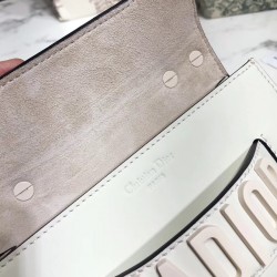 Dior Mini J'Adior Bag In White Ultra Matte Calfskin 997