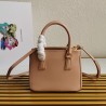 Prada Mini Galleria Bag In Powder Pink Saffiano Leather 971