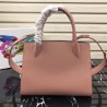 Prada Large Monochrome Bag In Nude Saffiano Leather 975