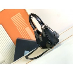 Prada Moon Bag in Black Padded Nappa Leather 754