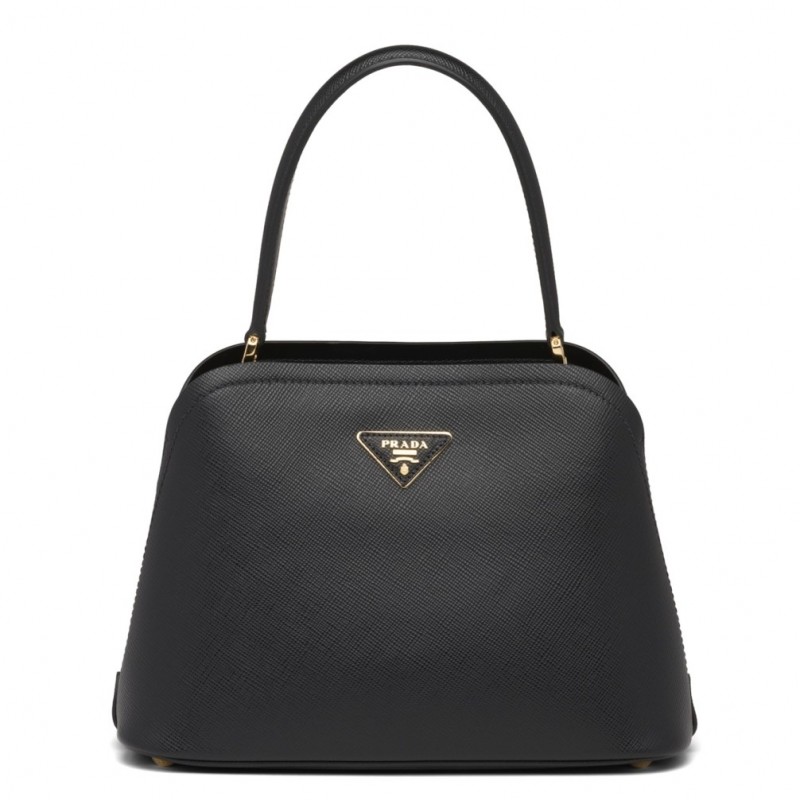 Prada Matinee Mini Bag In Black Saffiano Leather 504