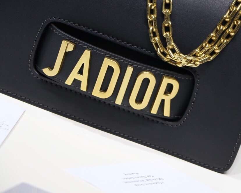 Dior Black J'Adior Calfskin Flap Bag 032