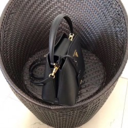 Prada Matinee Mini Bag In Black Saffiano Leather 504