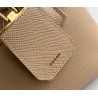 Prada Double Mini Bag In Beige Saffiano Leather 933