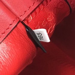 Prada Large Monochrome Bag In Red Saffiano Leather 002