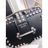 Prada Cahier Studded Leather Shoulder Bag 589