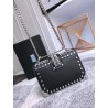 Prada Cahier Studded Leather Shoulder Bag 589