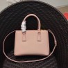 Prada Small Galleria Bag In Pink Saffiano Leather 598