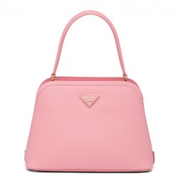 Prada Matinee Mini Bag In Pink Saffiano Leather 687