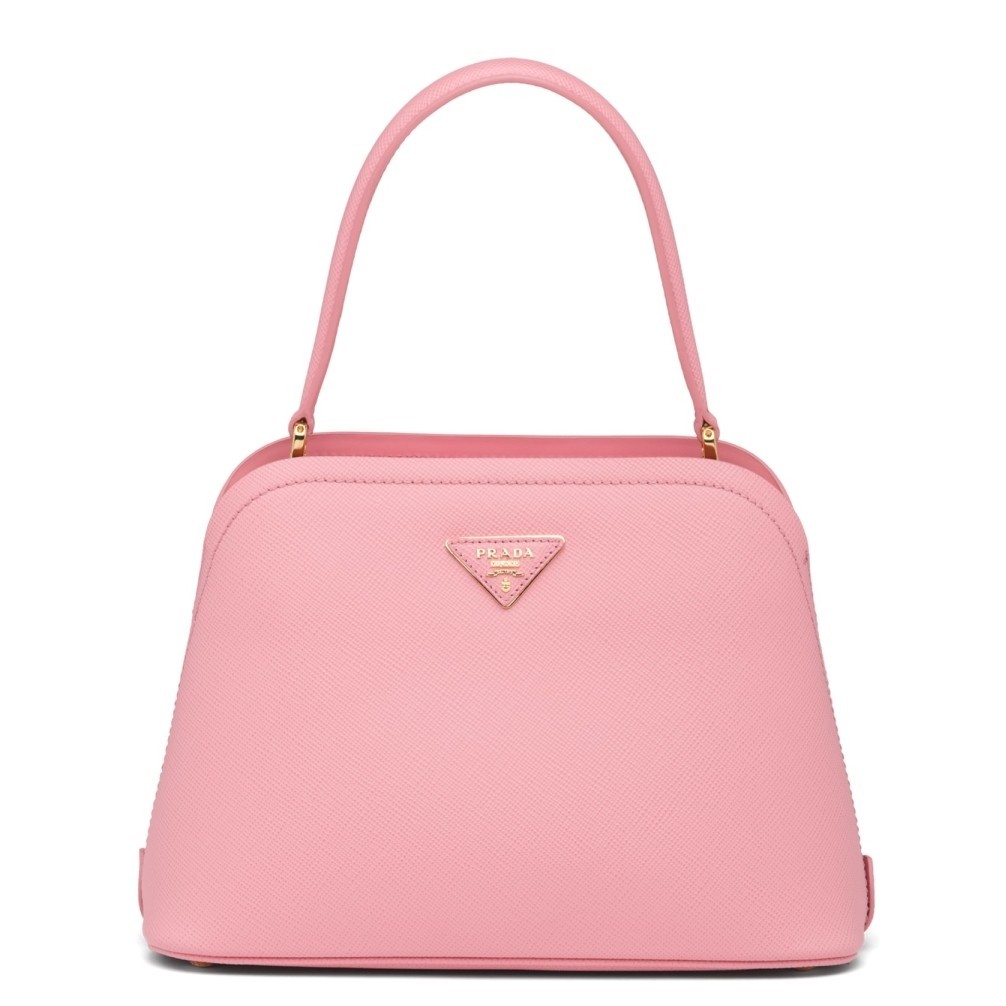 Prada Matinee Mini Bag In Pink Saffiano Leather 687