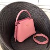 Prada Matinee Mini Bag In Pink Saffiano Leather 687