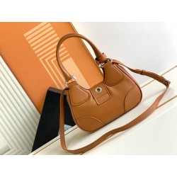 Prada Moon Bag in Caramel Padded Nappa Leather 030