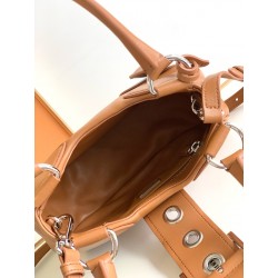 Prada Moon Bag in Caramel Padded Nappa Leather 030