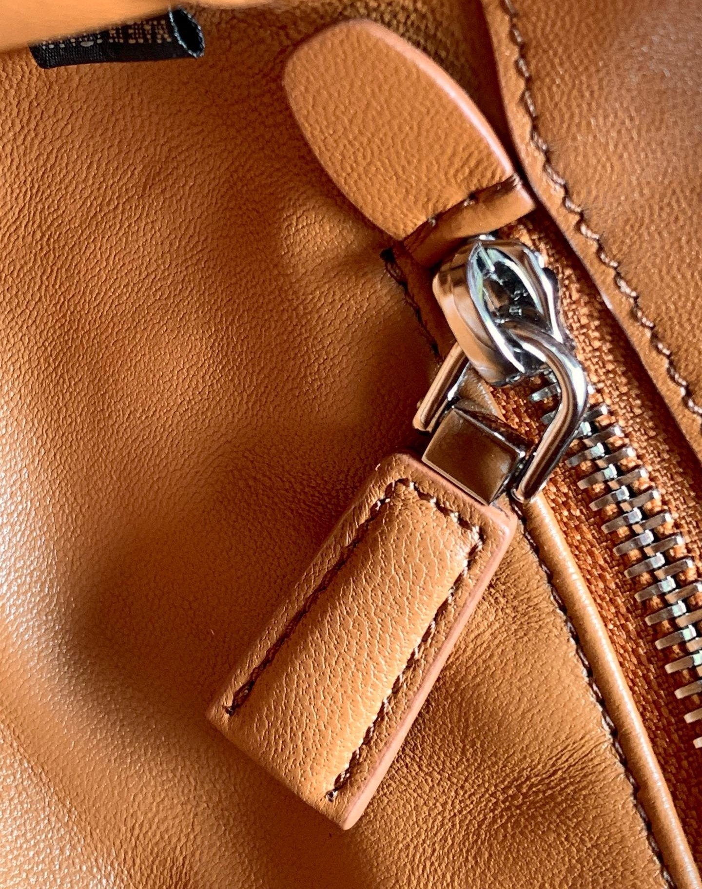 Prada Moon Bag in Caramel Padded Nappa Leather 030