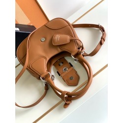 Prada Moon Bag in Caramel Padded Nappa Leather 030