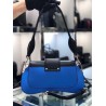 Prada Sidonie Shoulder Bag In Blue/Black Leather 797