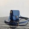 Prada Embleme Bag In Blue Saffiano Leather 816