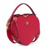 Prada Odette Heart Bag In Red Saffiano Leather 039