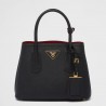 Prada Double Mini Bag In Black Saffiano Leather 570