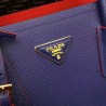 Prada Blue Saffiano Double Medium Bag 511