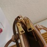 Prada Mini Galleria Bag In Beige Saffiano Leather 670