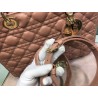 Dior Large Lady Dior Bag In Powder Cannage Lambskin 724