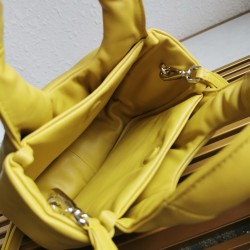 Prada Small Top-handle Bag in Yellow Nappa Leather 828