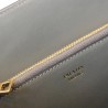 Prada Large Monochrome Bag In Grey Saffiano Leather 909