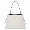 Prada Matinee Small Bag In White Saffiano Leather 919