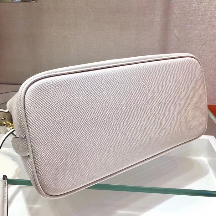 Prada Matinee Small Bag In White Saffiano Leather 919