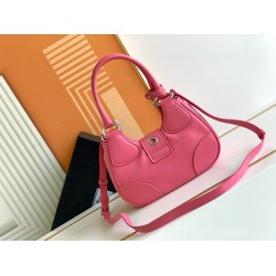 Prada Moon Bag in Pink Padded Nappa Leather 917