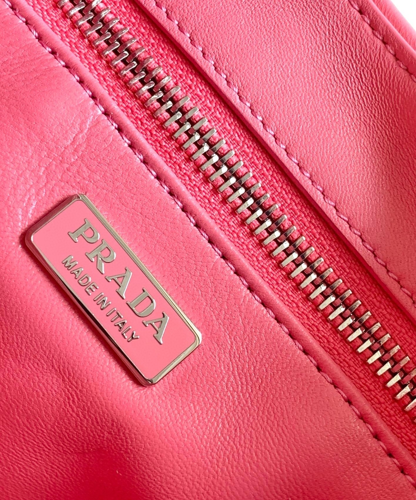 Prada Moon Bag in Pink Padded Nappa Leather 917